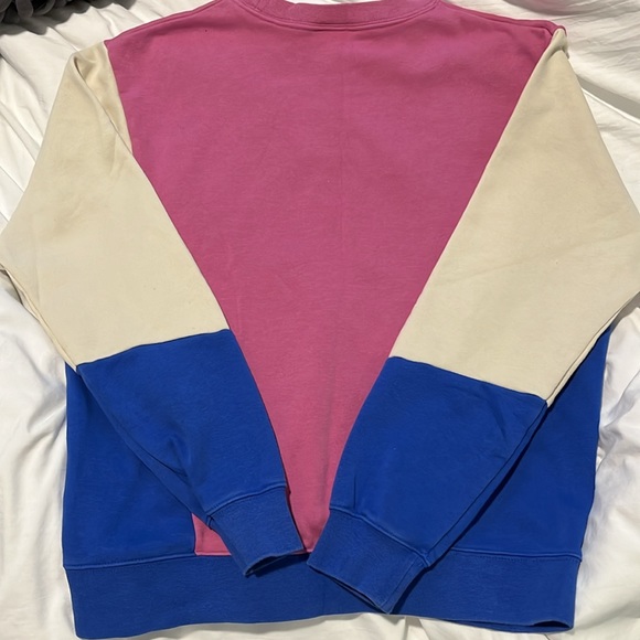 Nike Women Cosmic Fuchsia/Fossil/Royal Crewneck Sweatshirt - Picture 3 of 3